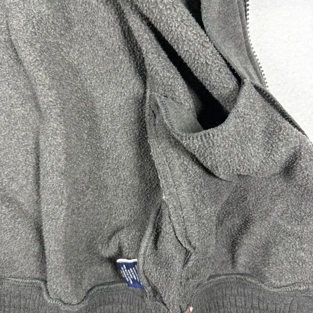 Vintage 90s Polo Ralph Lauren Hoodie Mens M Fits L Gray Red Colorblock Zip Y2K
